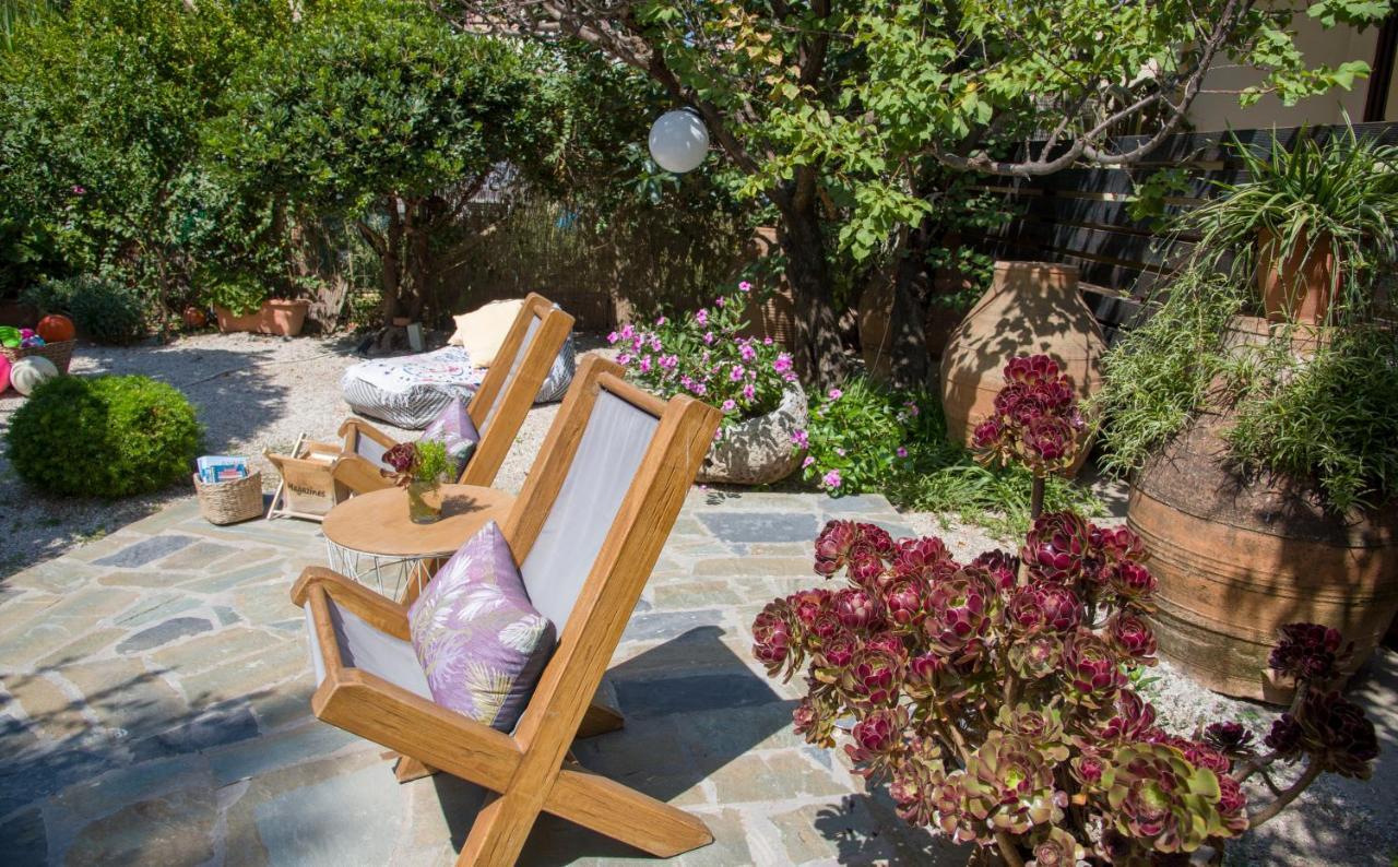 Evangelos Apartments Platanias  Bagian luar foto