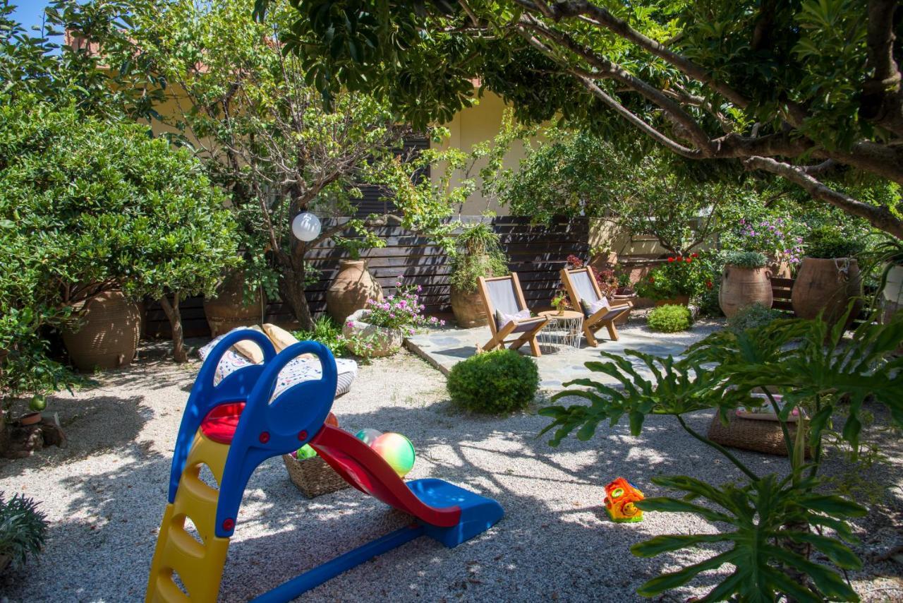 Evangelos Apartments Platanias  Bagian luar foto